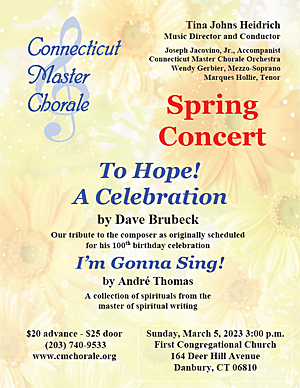 Brubeck and Thomas Concert Poster